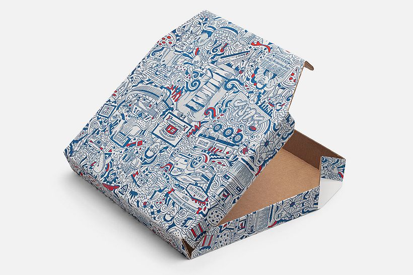 DOMINO'S  // SPECIAL EDITION PIZZA BOX 3