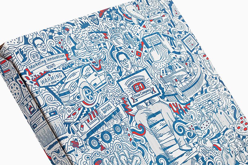 DOMINO'S  // SPECIAL EDITION PIZZA BOX 4