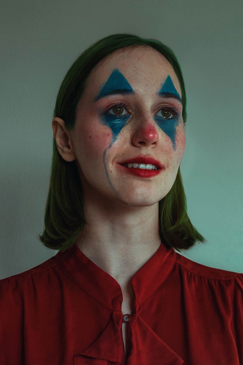 Zelfportret van de Joker.