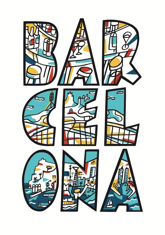 'BAR/CEL/ONA' poster