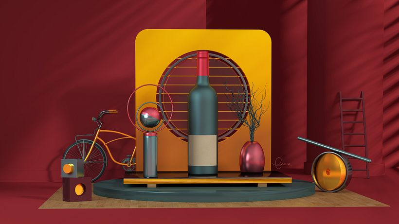 Mi Proyecto del curso: Composiciones abstractas con Cinema 4D 0