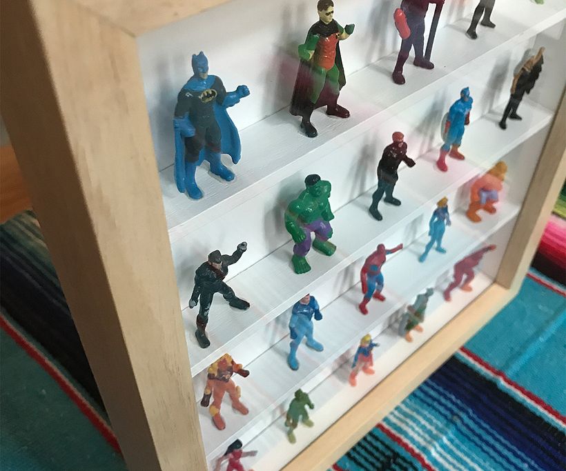 Vista superior del marco