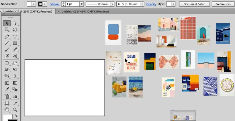 Creating a mood board with AI
