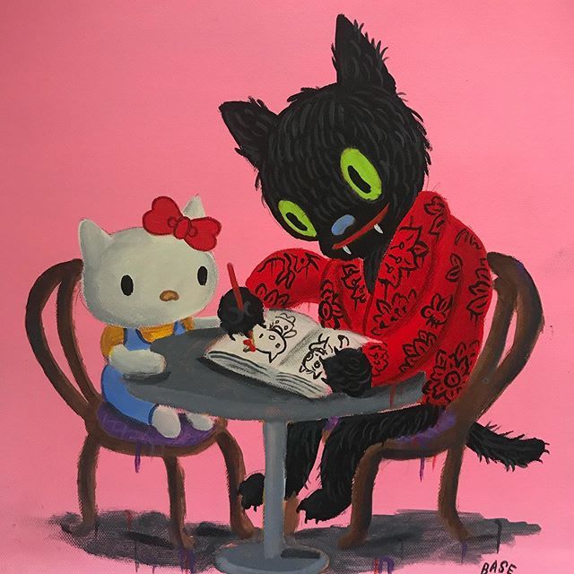 Blackie the Cat, by Gary Baseman.