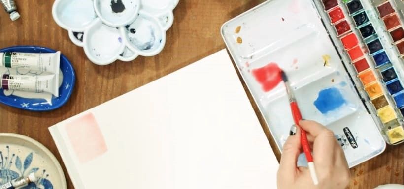How to Create Transparencies with Watercolors 8