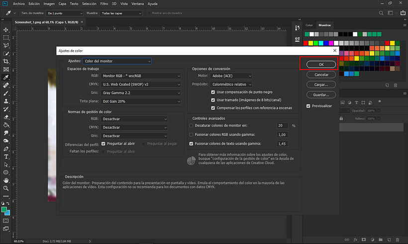 ¡HELP! Problema raro con colores en Photoshop. 6