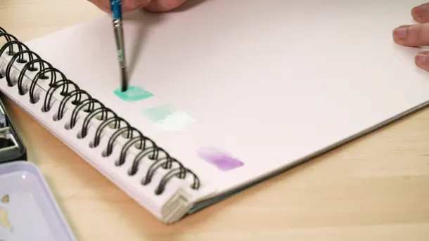 Tutorial Aquarela: como pintar com pincéis e lápis aquareláveis 9