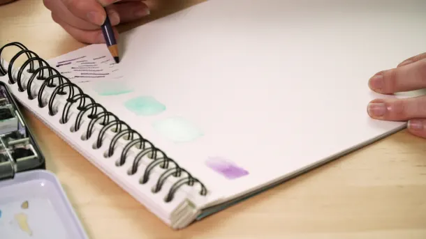 Tutorial Aquarela: como pintar com pincéis e lápis aquareláveis 14