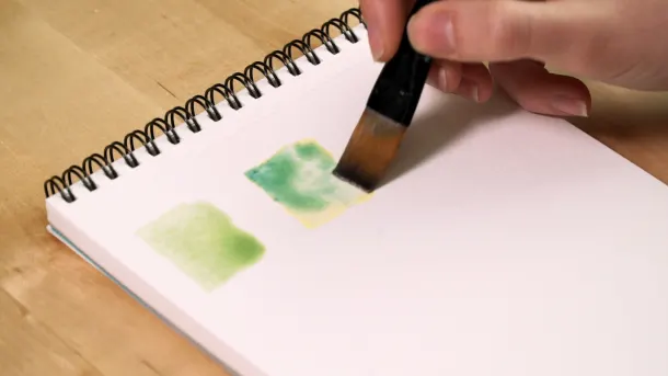 Tutorial Aquarela: como pintar com pincéis e lápis aquareláveis 19