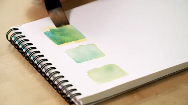 Tutorial Aquarela: como pintar com pincéis e lápis aquareláveis 21