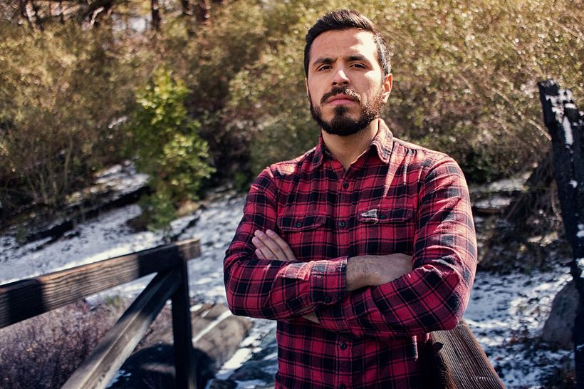 Músico Hiram Valles.