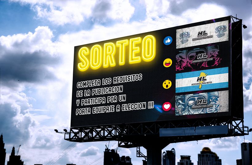 Mokup de cartel para sorteo  0