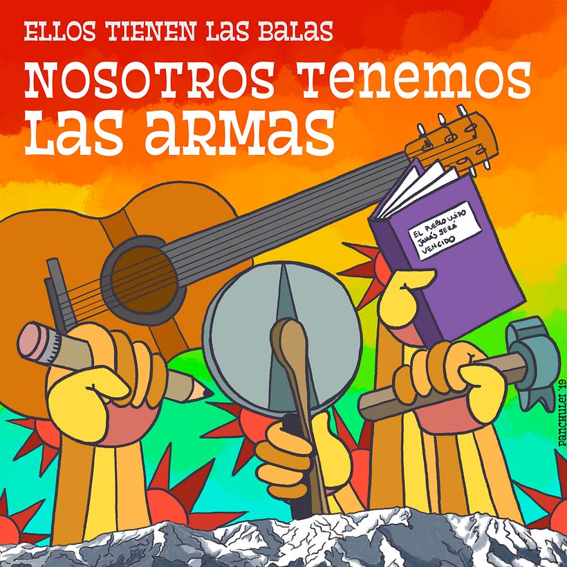Chile lucha con sus armas