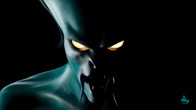 Modelado 3d en Zbrush, renderizado por capas en Keyshot y compilación + edición final en photoshop