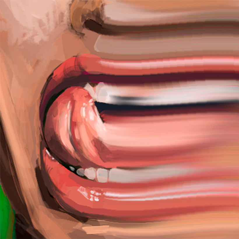 Accidentalmente pasé la herramienta Dedo por la imagen. Me gustó el resultado y lo guardé como imagen alternativa