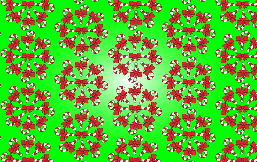 Flor de Bastones Navideños 