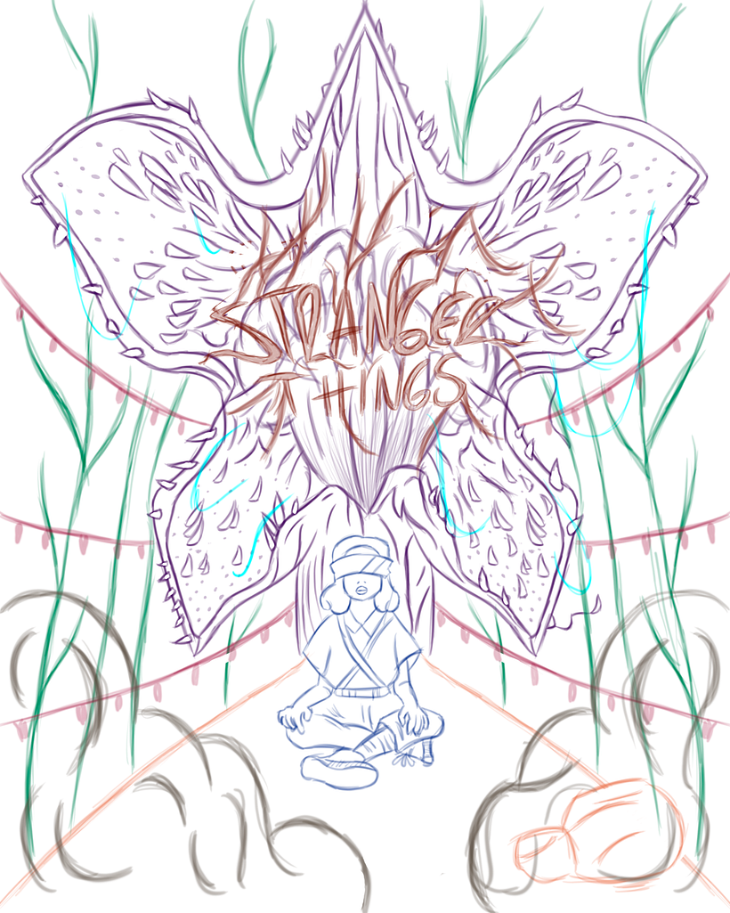 Boceto STRANGER THINGS