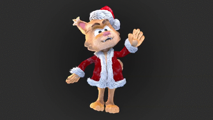 Kai the cat_Mi Proyecto del curso: Creación de pelo 3D con XGen de Maya  6