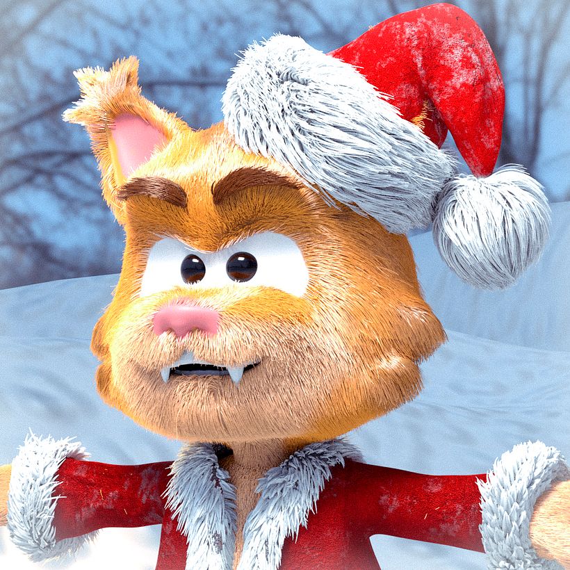 Kai the cat_Mi Proyecto del curso: Creación de pelo 3D con XGen de Maya  7
