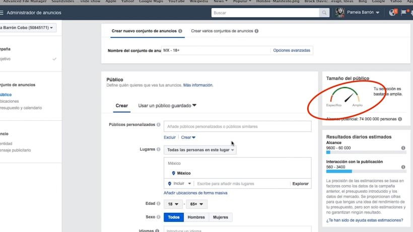 Olhe no medidor, aqui marcado em vermelho
