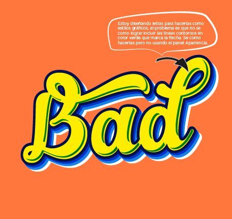 Duda para hacer un estilo gráfico de texto. 1
