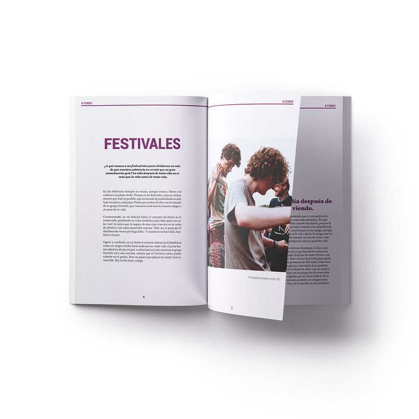 Caye Magazine design 2
