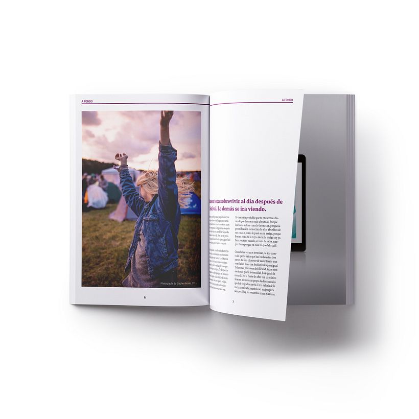 Caye Magazine design 3