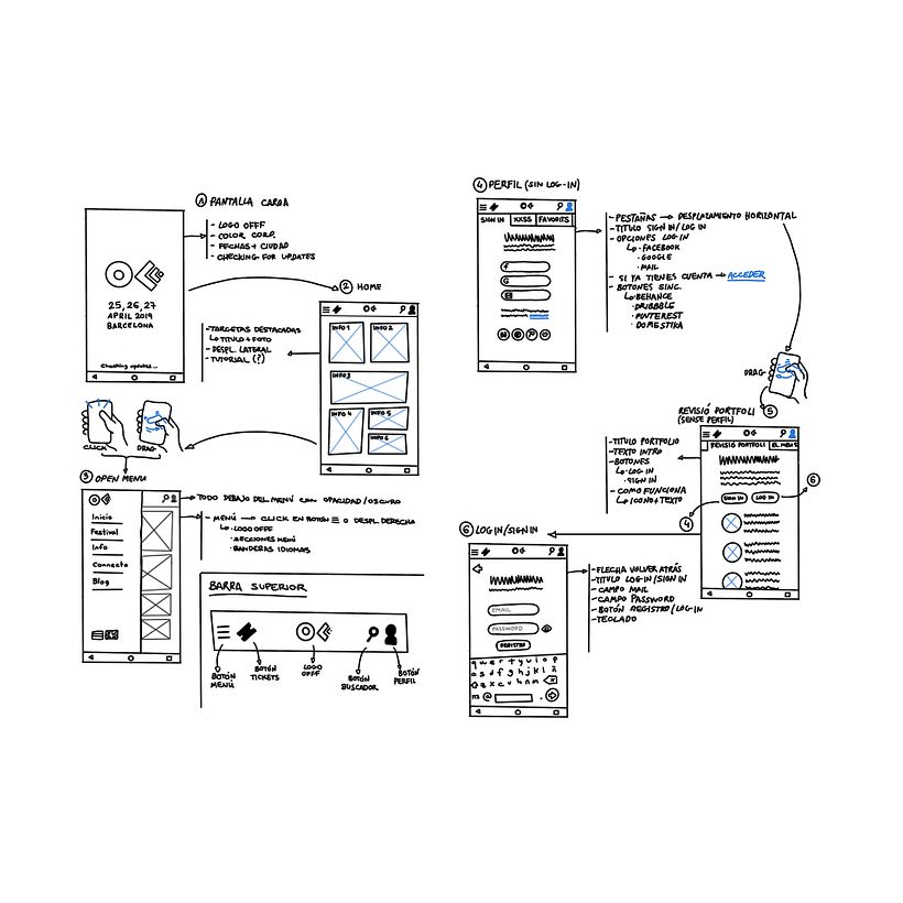 Offf Barcelona UX/UI design 2