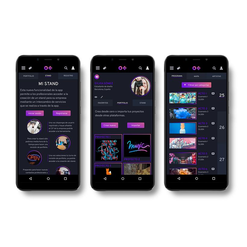 Offf Barcelona UX/UI design 8