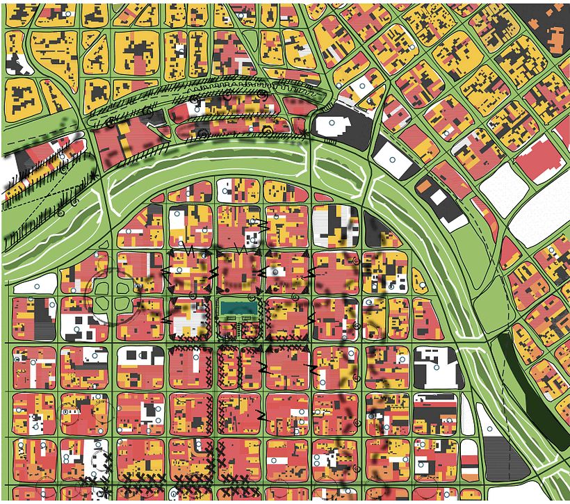 Planimetría escala 1.2000. Proyecto de investigación, Córdoba, Argentina.