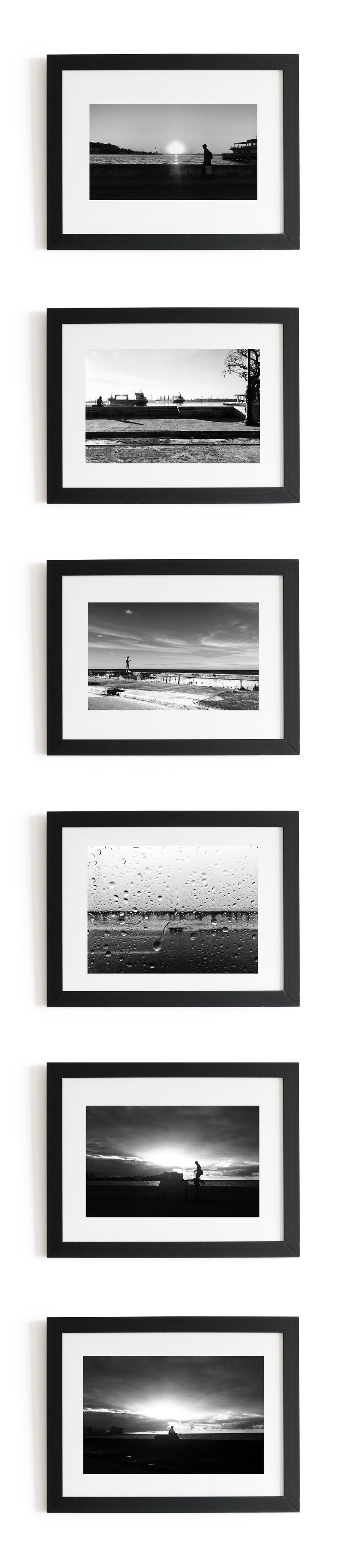 B/W. THE FISHERMAN, Costa Norte, La Habana, Cuba. -1