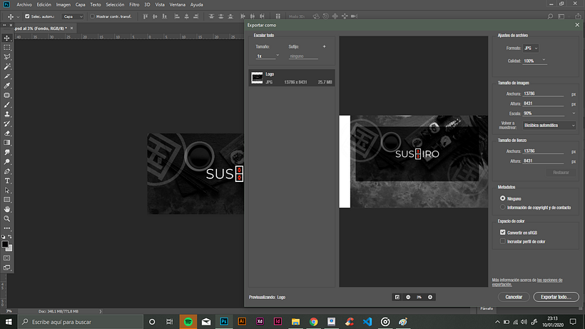 PROBLEMAS AL EXPORTAR EN PHOTOSHOP 1