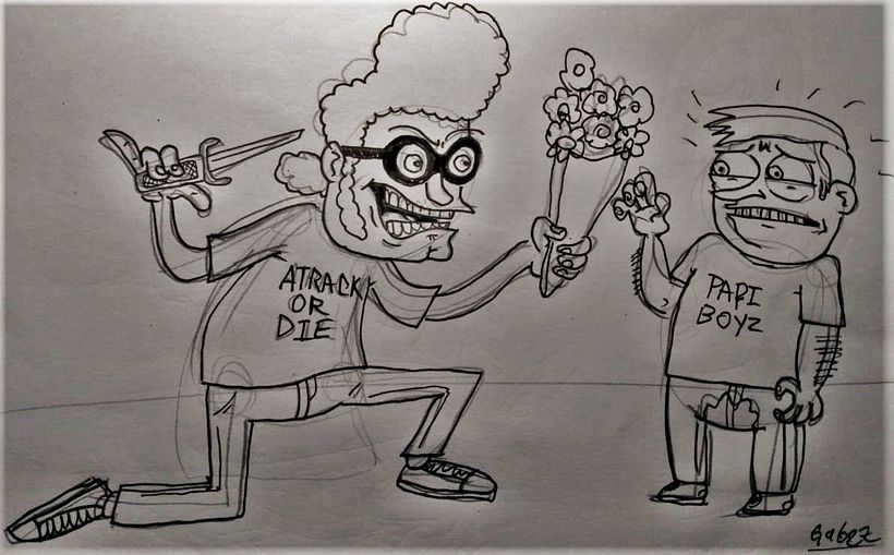 Atracador, gracioso, pícaro, amoroso y feliz