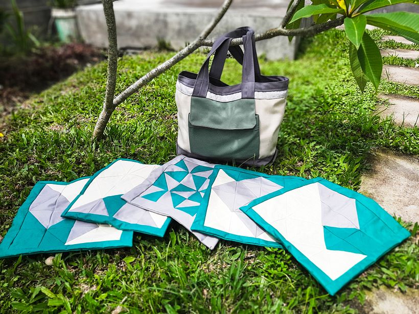 Diferentes tipos de diseño de cojines y uso de una tela resistente para la cartera! :)