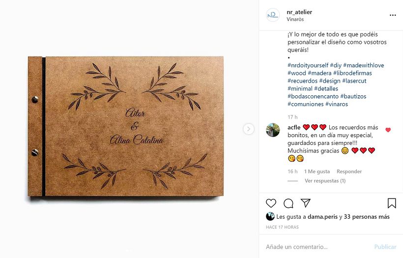 Publicación Instagram
