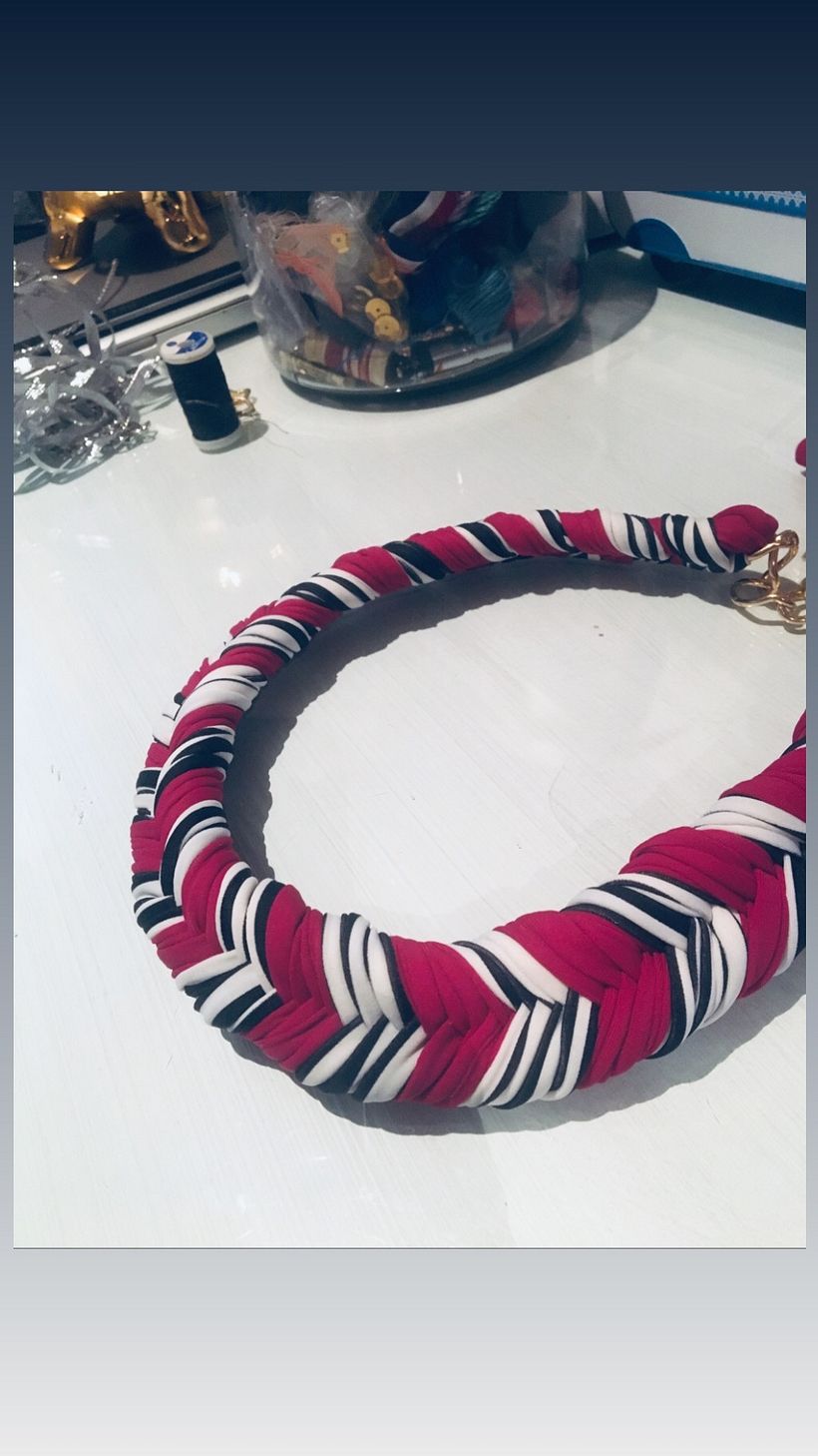 Mi Proyecto del curso: Creación de joyería textil 1