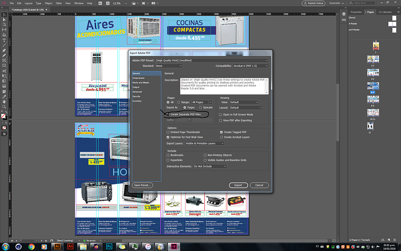Hacer PDF en páginas separadas con InDesign como se hacía en Quark 0