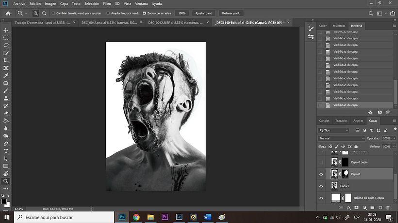 Step 3: Combine with a base photo. Refine the details of light and shadow to achieve a more natural and harmonious blend.