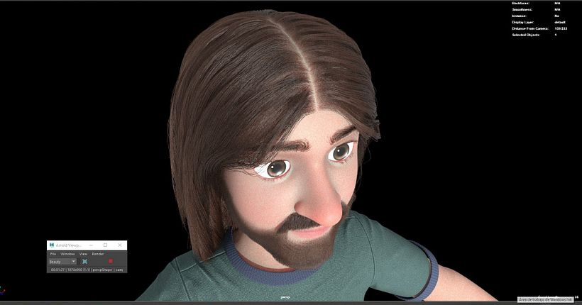 Character FX / Groom and hair/fur for Character Jesus for A Christmas Story of YesSheIs