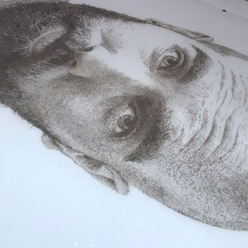 Retrato _ Polvografía -1