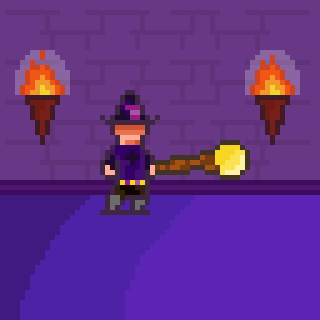 El Mago Misterioso del Reino abandonado de Tenebris Magicae, Esta dispuesto a entrar al calabozo perdido de la ciudad...