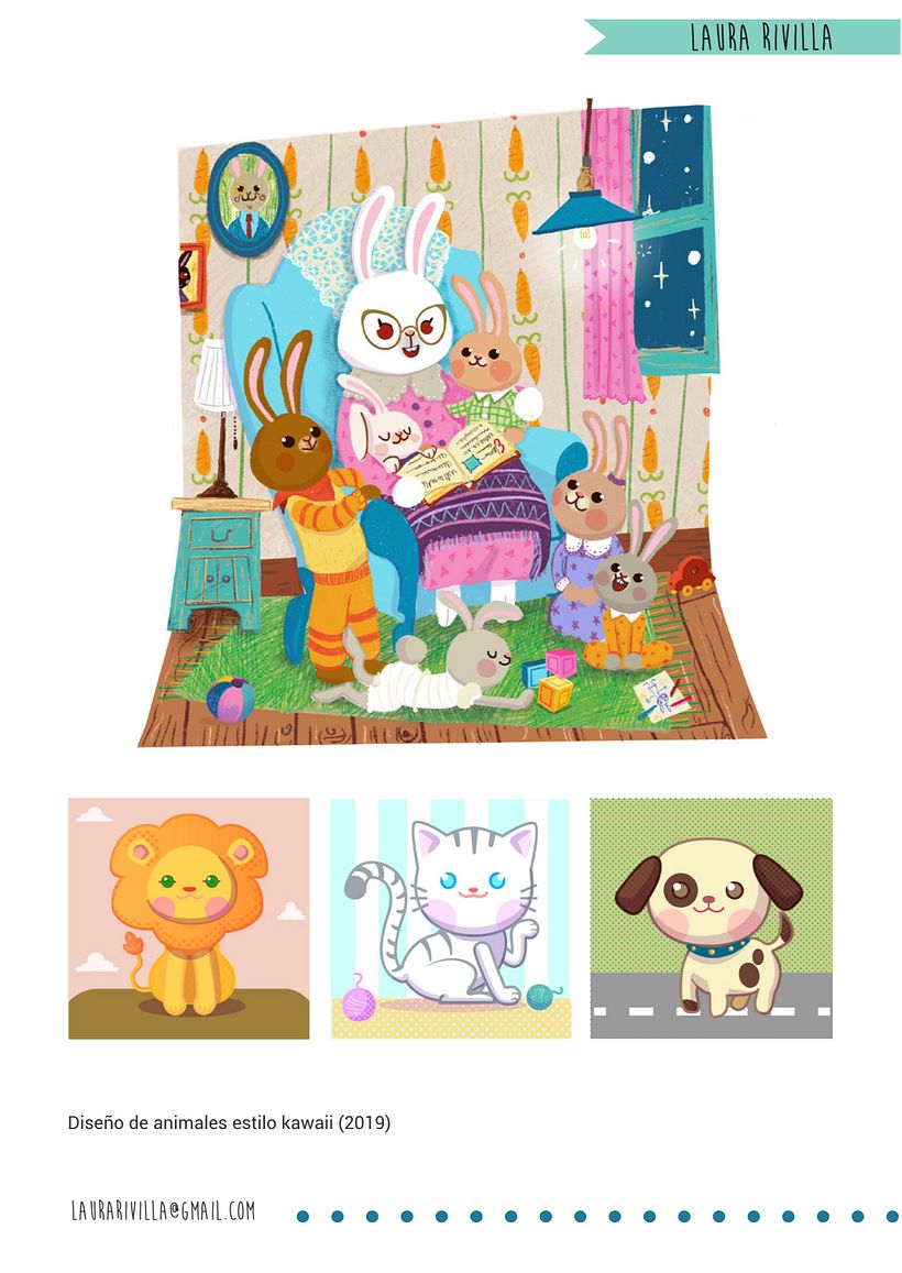 Mi Proyecto del curso: Claves para crear un portafolio de ilustración profesional 3