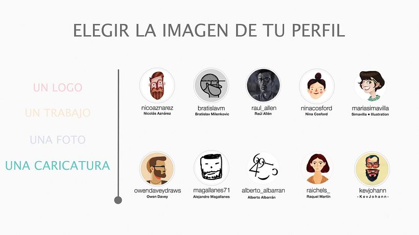 Puedes optar por la caricatura como foto de perfil