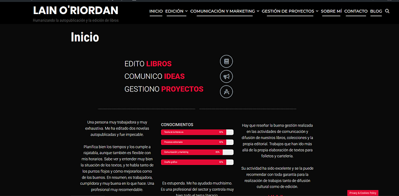 Mi Proyecto del curso: Principios básicos de SEO 0