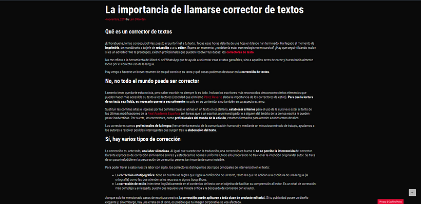 Mi Proyecto del curso: Principios básicos de SEO 2