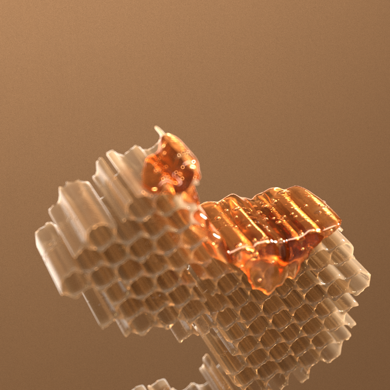 Honey Fluid simulation 4