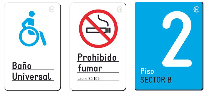 Sistema de señalización Hospital de Curicó 1