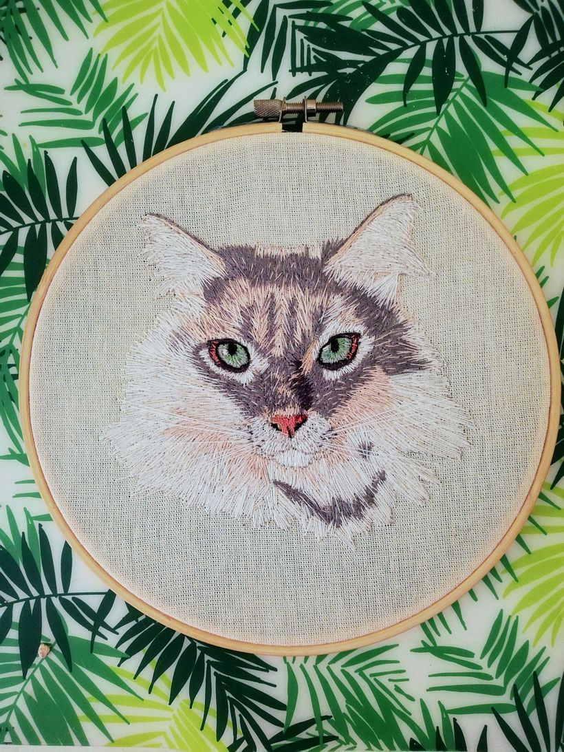 Mi Proyecto del curso: Needle painting para principiantes 2