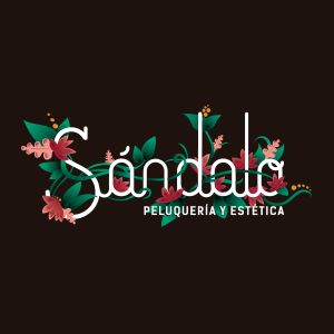 Identidad corporativa peluquería Sándalo 1