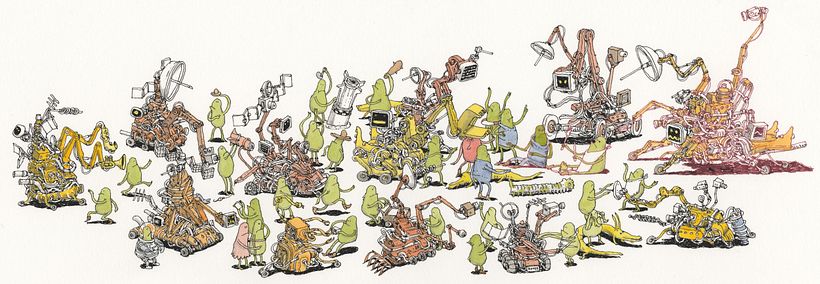 Drawings on paper 37